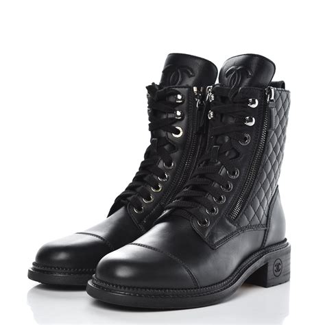 chanel replica boots|chanel combat boots black.